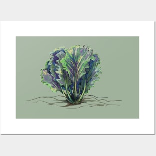 Kale Growing Posters and Art